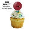 St. John Fisher College Primary Logo Cupcake Picks Toppers Decoration Set of 6 - 3 of 4