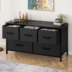 Dresser for Bedroom with 5 Drawers, Chest of Drawers, Fabric Dresser Storage Organizer for Closet, Living Room - 1 of 4