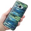 Reiko Samsung Galaxy S8 Edge/ S8 Plus Embossed Wood Pattern Design TPU Case with Flowers - 3 of 4