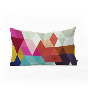 23"x14" Three of the Possessed Modele Lumbar Throw Pillow - Deny Designs: Indoor Geometric Design, Artist-Crafted - 1 of 2