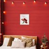 Stupell Industries Season's Greetings Holiday Amaryllis Framed Print Under Glass Art - 3 of 4