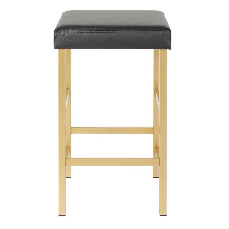26" Gold Backless Counter Height Barstool - OSP Home Furnishings, 3 of 5