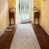 Ruggable Washable Bridgerton Crown Affair Opal Rug Ivory/Blue - 2 of 4