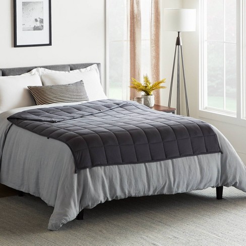 60" X 80" Comfort Collection Weighted Bed Blanket Gray - Lucid : Target