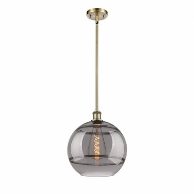 Rochester - 1 Light Stem Hung Mini Pendant In Industrial Style-13.38 Inches Tall and 12 Inches Wide