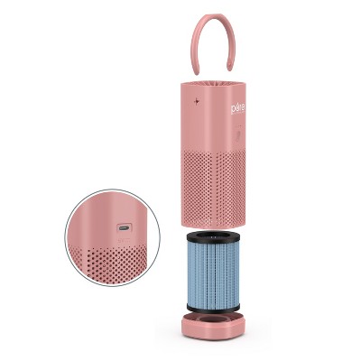 Blush Portable HEPA Air Purifier with Odor Absorbing Filter