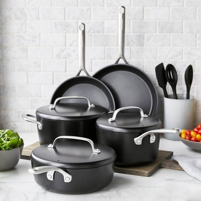 Greenpan Gp5 Hard Anodized Healthy Ceramic Nonstick 14pc Cookware Set ...