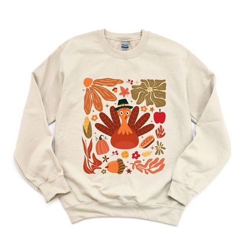 Simply Sage Market Women's Graphic Sweatshirt Turkey Boho - image 1 of 4