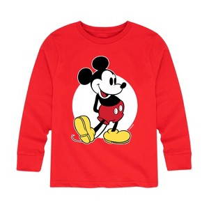 Boys' - Disney - Mickey Classic Long Sleeve Graphic T-Shirt - 1 of 4