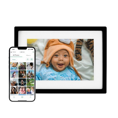 Skylight WiFi Digital Picture Frame 10 Inch - Send Photos From Your Phone, Touch Screen, Perfect Gift For Family