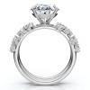 Pompeii3 Certified 5 1/2Ct Oval Diamond Engagement & Wedding Ring 14k Gold/Pt Lab Created - 2 of 4