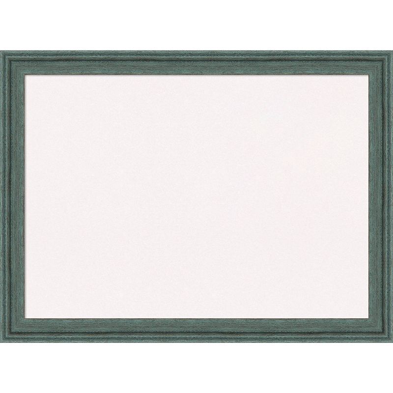 31&#34;x23&#34; Upcycled Wood Frame White Cork Board Teal/Gray - Amanti Art, 1 of 12