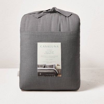 Heavyweight Linen Blend Comforter & Sham Set - Casaluna
