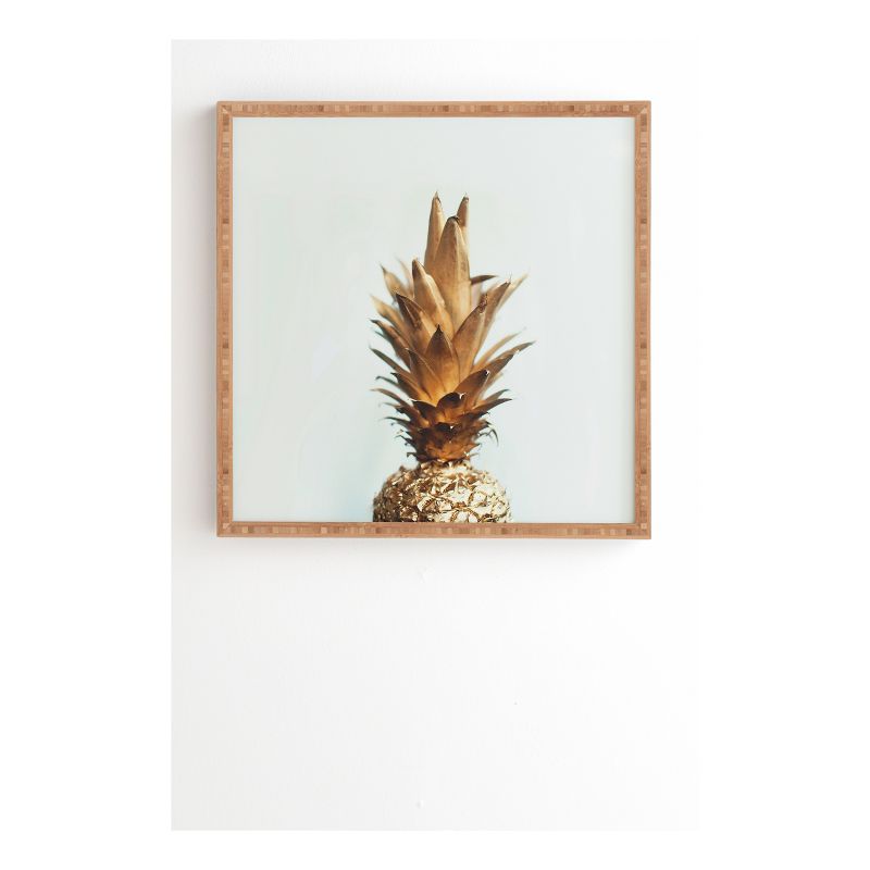 Chelsea Victoria The Gold Pineapple Framed Wall Art by Deny Designs, 1 of 7