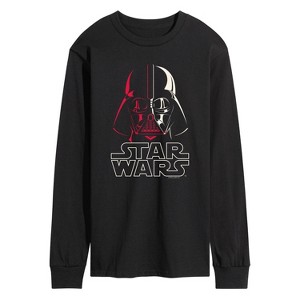 Men's - Star Wars - Darth Vader Logo Long Sleeve Graphic T-Shirt - 1 of 3