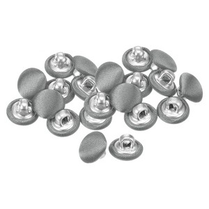 Unique Bargains Cloth Covered Aluminum Sewing Buttons 20 Pcs - 1 of 4