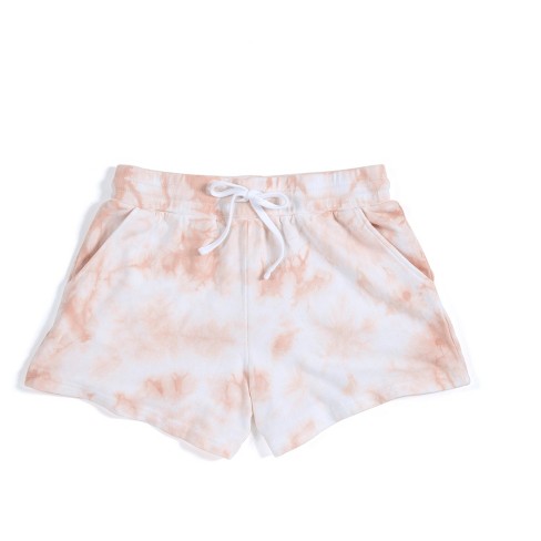 Shiraleah Cali Blush Tie Dye Shorts, Size Large