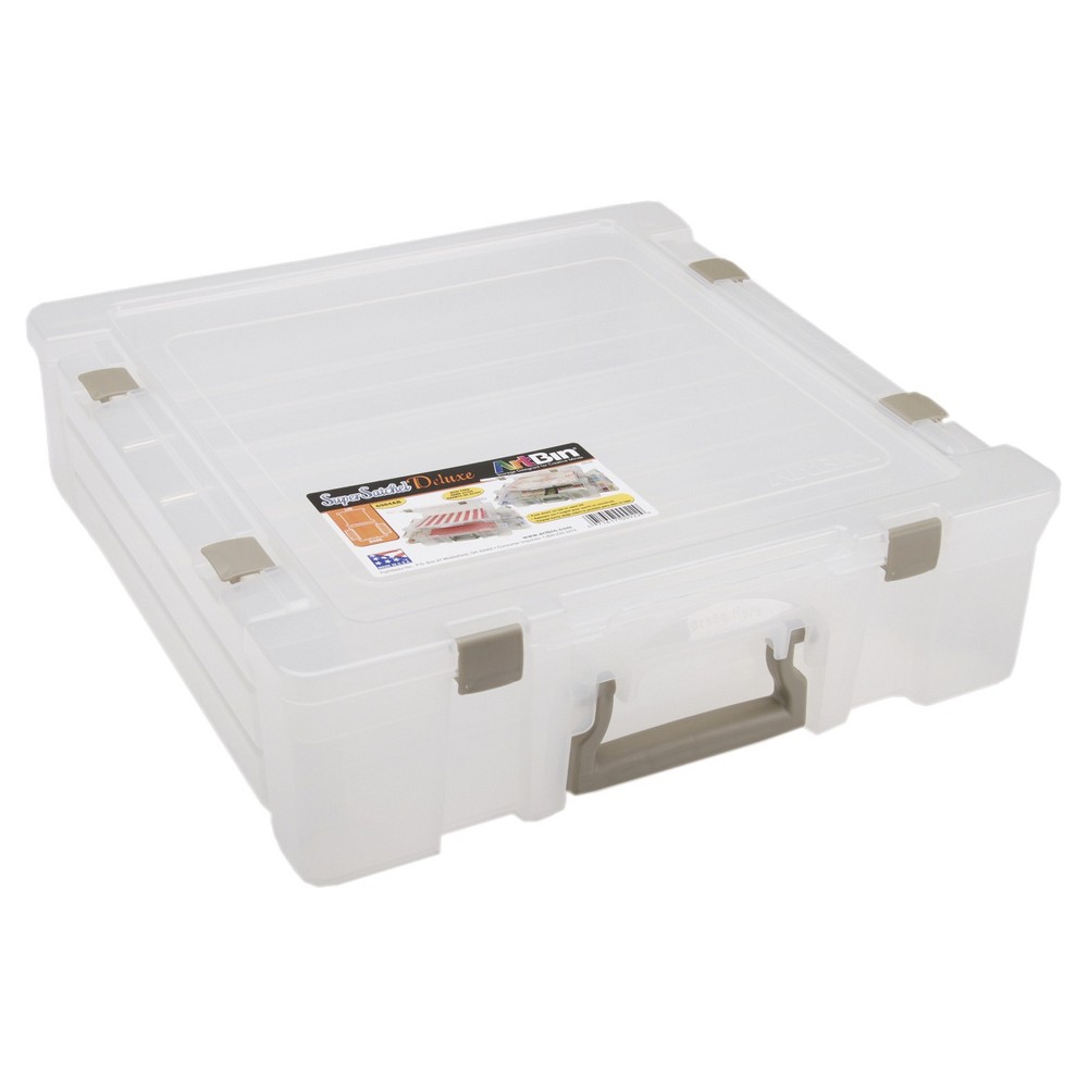ArtBin 6880AB Sketch Pac Small Art & Craft Organizer, [1] Plastic Storage  Box, Divided Translucent Lid