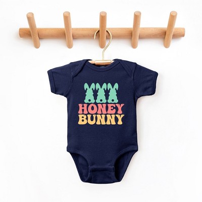 The Juniper Shop Honey Bunny Bunny Tails Baby Bodysuit