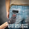 Wallet for Men12 Card Slots ID Window With Money Clip Minimalist RFID Front Pocket Bifold Leather - 3 of 4