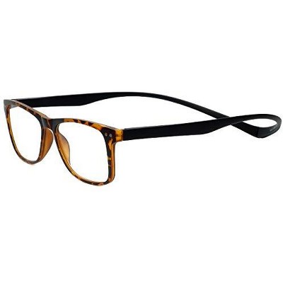 Magz Astoria Magnetic Front Connecting Reading OR Blue Light Glasses OR Transition Photochromic in Matte Orange
