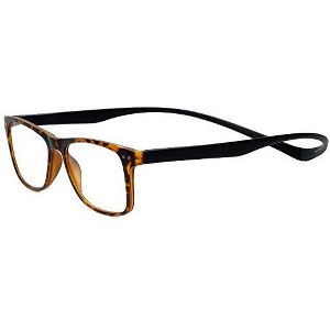 Magz Astoria Magnetic Front Connecting Reading OR Blue Light Glasses OR Transition Photochromic in Matte Orange - 1 of 4