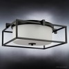 Urban Ambiance Luxury Minimalist Ceiling Light,  5.5"H x 15.375"W,  Midnight Black Finish, UHP3151 - 3 of 4