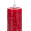 Modern Red LED Wax Candle – Safe Flameless 2" x 5" Battery-Operated Accent Decor by Melrose - 2 of 3
