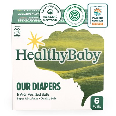 HealthyBaby Organic Cotton Enhanced Chlorine Free Disposable Diaper