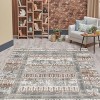 Maxax Boho Area Rug,Southwestern Vintage rug for Kitchen Bedroom Laundry Doorway, Navy Blue - 2 of 4