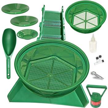 Survival Gold Panning Kit (10 pc) Green Kit with Speed Flare