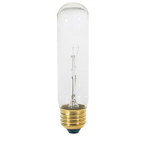 Satco - Tubular - Incandescent Bulb - E26 (Medium) - Clear - 1 of 1