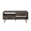 Modern Hairpin-Leg Coffee Table ¨C Slate Grey - 2 of 4