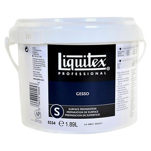 Liquitex Acrylic Gesso, 64 oz, White
