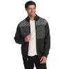 Gioberti Men's Full Zip Block Design Cardigan Sweater With Soft Brushed Flannel Lining - 2 of 4