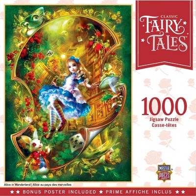 MasterPieces Classic Fairytales Puzzles Collection - Alice in Wonderland 1000 Piece Jigsaw Puzzle