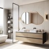 Aoibox Irregular Wall Mirror - Gold Asymmetrical Decorative Mirror with Tempered Glass and Aviation Aluminum Alloy Frame for Bathroom, Bedroom, etc. - 3 of 4