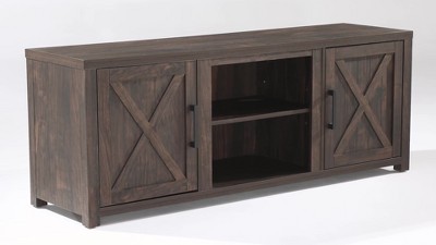 Gordon 58" Dark Walnut Rustic TV Stand