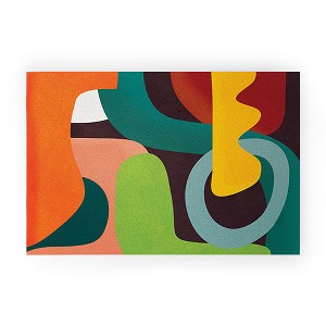 Nadja Minimal Modern Abstract 39 Welcome Mat - society6 - 1 of 3