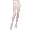 Memoi Women's Floral Sheer Nylon Tights - 2 of 4