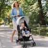 Safstar Foldable Lightweight Baby Stroller Kids Travel Pushchair 5-Point Safety System - 4 of 4