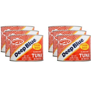 Deep Blue Tuna Chunk Albacore - Case of 6 - 4 lb - 1 of 2