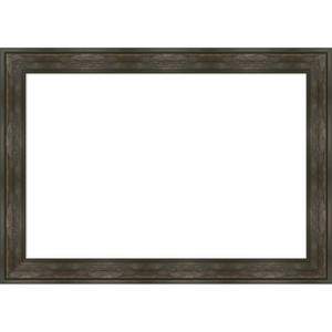 Amanti Art Rail Rustic Char Framed Dry Erase Magnetic Board - 1 of 4