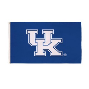 NCAA University of Kentucky Flag with Grommets, 3'x5' UK Wildcats Outdoor College Flags & Banners for Garden Patio Indoor Wall Décor - 1 of 4