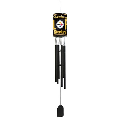 NFL Wind Chime, #1 Fan with Team Logo - Pittsburgh Steelers