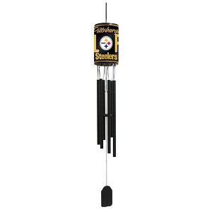 NFL Wind Chime, #1 Fan with Team Logo - Pittsburgh Steelers - 1 of 2