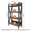 Kumasinova 4-Tier Metal Storage Shelves,Garage Shelving,Kitchen Cabinet & Organizer for Pantry,Bathroom,Garage,Closet,Black - 2 of 4