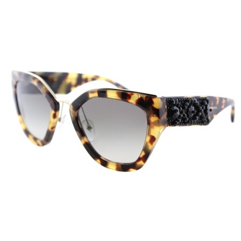 Prada Ornate 7s00a7 Women Cat-eye Sunglasses Medium Havana 52mm : Target