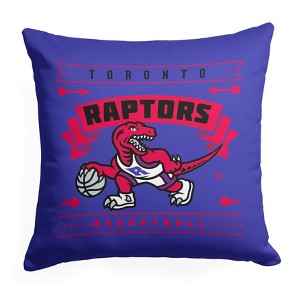 NBA Toronto Raptors Hardwood Classics Printed Throw Pillow - 1 of 4