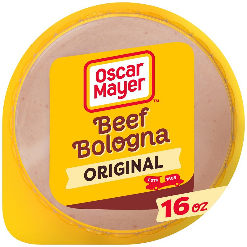 Oscar Mayer Beef Bologna Sliced Lunch Meat - 16oz, 1 of 11